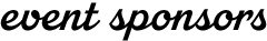 event sponsors