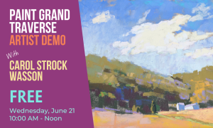 Free artist demo with Carol Strock Wasson