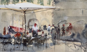 Plein air painting by Steve Griggs